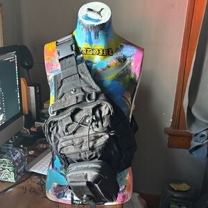 Stylish Black Messenger Bag for Men